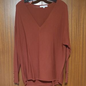 Cleo Rust Knit Top